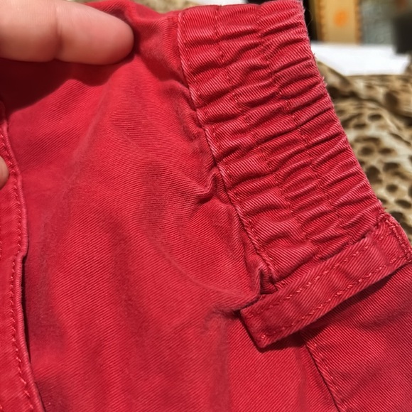 Brielle Blvd. Women’s Red Embellished Capri Pants w Stretchy Sections on Back 6 - Picture 9 of 9